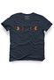 Full Moon Design T-Shirt Cotton Short Sleeve Crew Neck Printed T-shirt