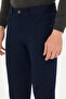 Men's Slim Fit Navy Blue Canvas / Chino Trousers 50275828-Vr033 - 6