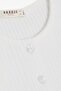 Girl's Long Sleeve Dress Tulle Embroidered Buttoned 1.5-5 Years, Ecru - 3