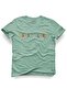 Full Moon Design T-Shirt Cotton Short Sleeve Crew Neck Printed T-shirt