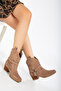Women's Mink Suede Thermo Sole Pointed Toe Western Cowboy Boots