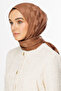 Yalı Checkerboard Pattern Silky Jacquard Shawl