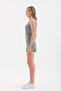 Extra Soft Viscose Shorts - Gray Melange - 8