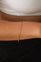 Steel Textured Zipper Model Chain Bracelet Lip Chain 1mm 17+4Cm-21Cm Non-Tarnish - 7