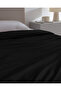 Manon Double 100% Cotton Ranforce Plain Duvet Cover - Black - 3