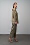 Low Sleeve Jacket Pants Scuba Double Set Green 9262-Tk - 3