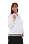 Collared Plus Size Striped Blouse - 4