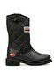 025g100071 Laconia 644 Leather Short Women's Boots Black - 5