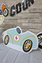 Retro Racing Cars Theme Birthday Standing Clipboard Set Birthday Tabletop Clipboards - 6