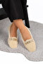 Plush Furry Chain Women's Home Shoes Ballerinas - 2