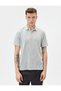 Polo Neck T-Shirt Short Sleeve Button Detailed - 3