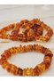 Cognac Colored Drop Amber Women's Bracelet - 18 cm Certified