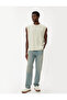 Sleeveless T-Shirt Basic Crew Neck Cotton - 2
