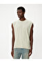 Sleeveless T-Shirt Basic Crew Neck Cotton - 3