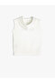 Hooded Sweatshirt Sleeveless Slogan Printed Kangaroo Pocket - 2
