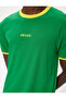 Slim Fit T-Shirt with Slogan Print, Short Sleeves, Crew Neck - 5