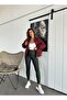 Black Matte Leather Leggings - 4