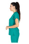 Surgical Green Stretch Fabric Thin Fabric Scrubs Doctor Nurse Uniform Batwing Sleeve Surgical Set - 2
