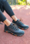 Charcoal Orange Unisex 3D Rubber Trekking Shoes 00128060