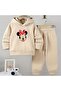 Children's Tracksuit Set Ribbon Mickey Printed Unisex Oversize Pattern
