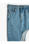 Midi Denim Skirt Asymmetric Cut - 3