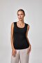 Women's Strap Body T-Shirt Fit Fit Black