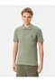 Polo Neck T-Shirt Minimal Printed Buttoned Short Sleeve - 3