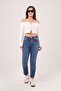 Zippered Open Shoulder White Cardigan Blouse - 2