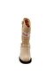 Rubber Sole Leather Boots - 6