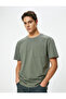 Oversize T-Shirt Pocket Detailed Crew Neck Short Sleeve Cotton