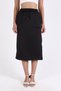 Black waist tie detail skirt 9156m - 6