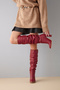 Belower Bellows Cherry 10 cm Women's Boots, Heeled Boots - 5