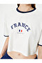 Cotton Crop T-Shirt - Short Sleeve, Crew Neck, Comfortable Fit - 5