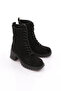 Women's Boots Black Suede Genuine Leather 33210882 - 2