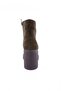 Genuine Leather Women's Boots - Khaki Suede 9171882 - 4