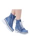Jeanolog Women's Denim Boots Loose Comfortable Fit 5024
