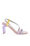 K9002 Women's Blunt Toe Cross-Strapped Heeled Sandals