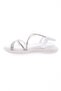Women's Cross Rope Strappy Sandals White 61573138 - 3