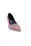 Pointed Toe Low-Cut Salmon Wrinkled Thin Heeled Women's Shoes - 23623261 - 2