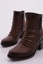 42100-2027 Tan Women's Boots - Zippered - 4