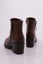 42100-2027 Tan Women's Boots - Zippered - 3