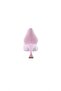 Women's Row Silver Stone Pointed Toe Goblet Heeled Shoes Powder Scuba 43262821 - 4