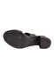 15-01 23y Women's Drawstring Cross Strapped Heeled Sandals - 5