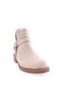 Women's Belted Heeled Boots Beige Suede 51153275 - 2