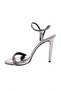 Women's Silver Stone Twisted Band Evening Dress Shoes Platinum 6443294 - 3