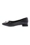2800-23y Women's Pointed Toe Buckled Ballerinas - 3