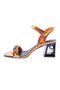 Women's Classic Heeled Shoes Orange Opening 72821033 - 3