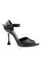05-23y Women's Pointed Toe Rubber Detailed Goblet Heeled Shoes