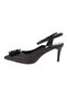 K1115-23y Women's Ankle Strap Rose Accessory Buckle Thin Heeled Shoes - 3