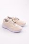 Women's Lace-Up Laser Comfort Shoes Cream 31353246 - 2
